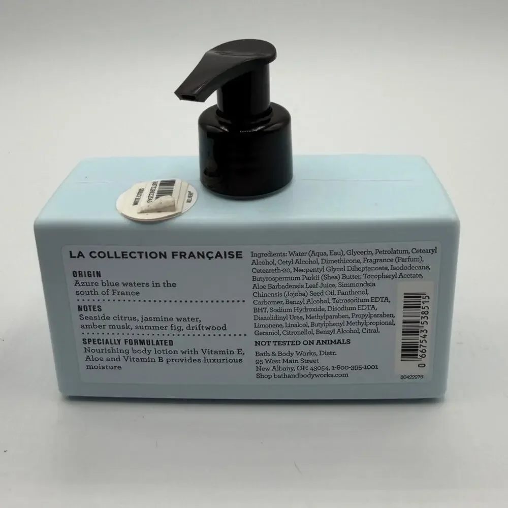 Bath & Body Works French Riviera Shea Vitamin E Body Lotion 8 oz Discontinued